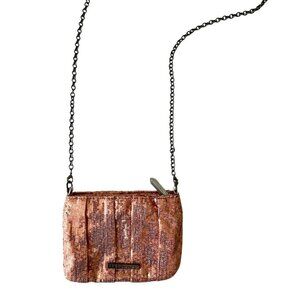 BCBG Sequence Zip Top Adjustable Crossbody or Clutch Purse